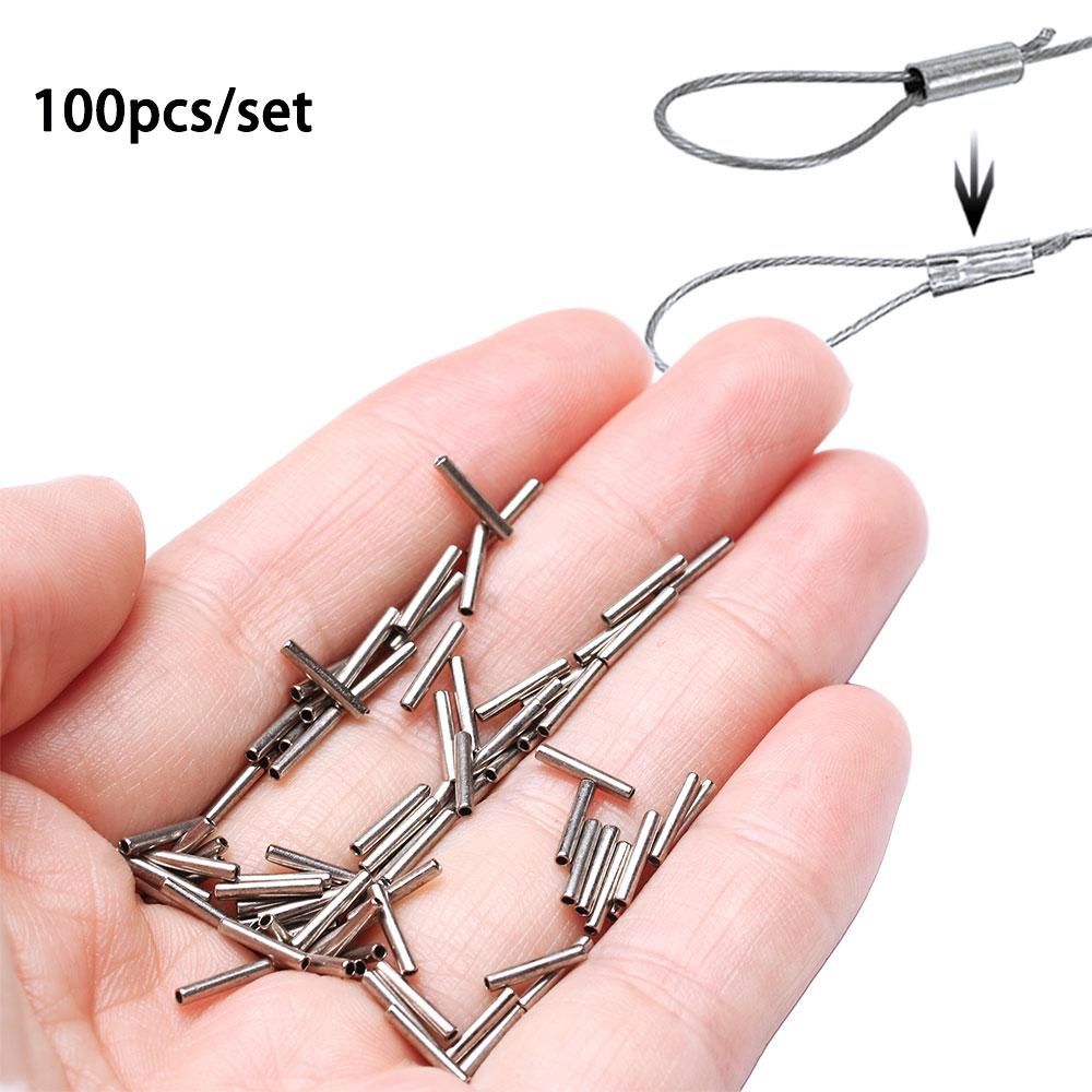 Fishing Equipment Cheap - 100 buah tabung pancing tembaga perak