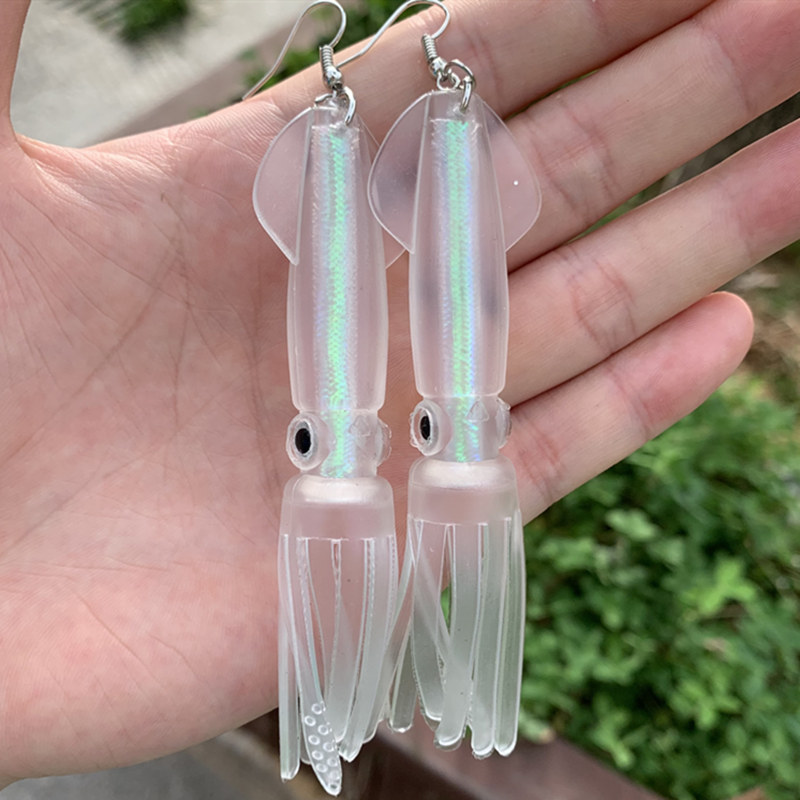 Soft Plastic Lure - Noctilucence/Warna Tabung Cumi-cumi Umpan Lembut Perlengkapan