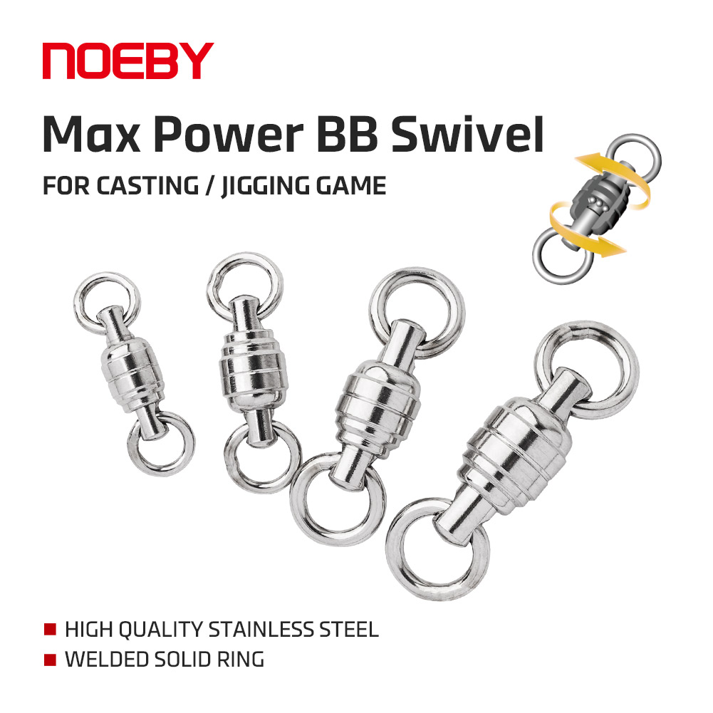 Quality Fishing Equipment - NOEBY Max Power BB Putar Cincin