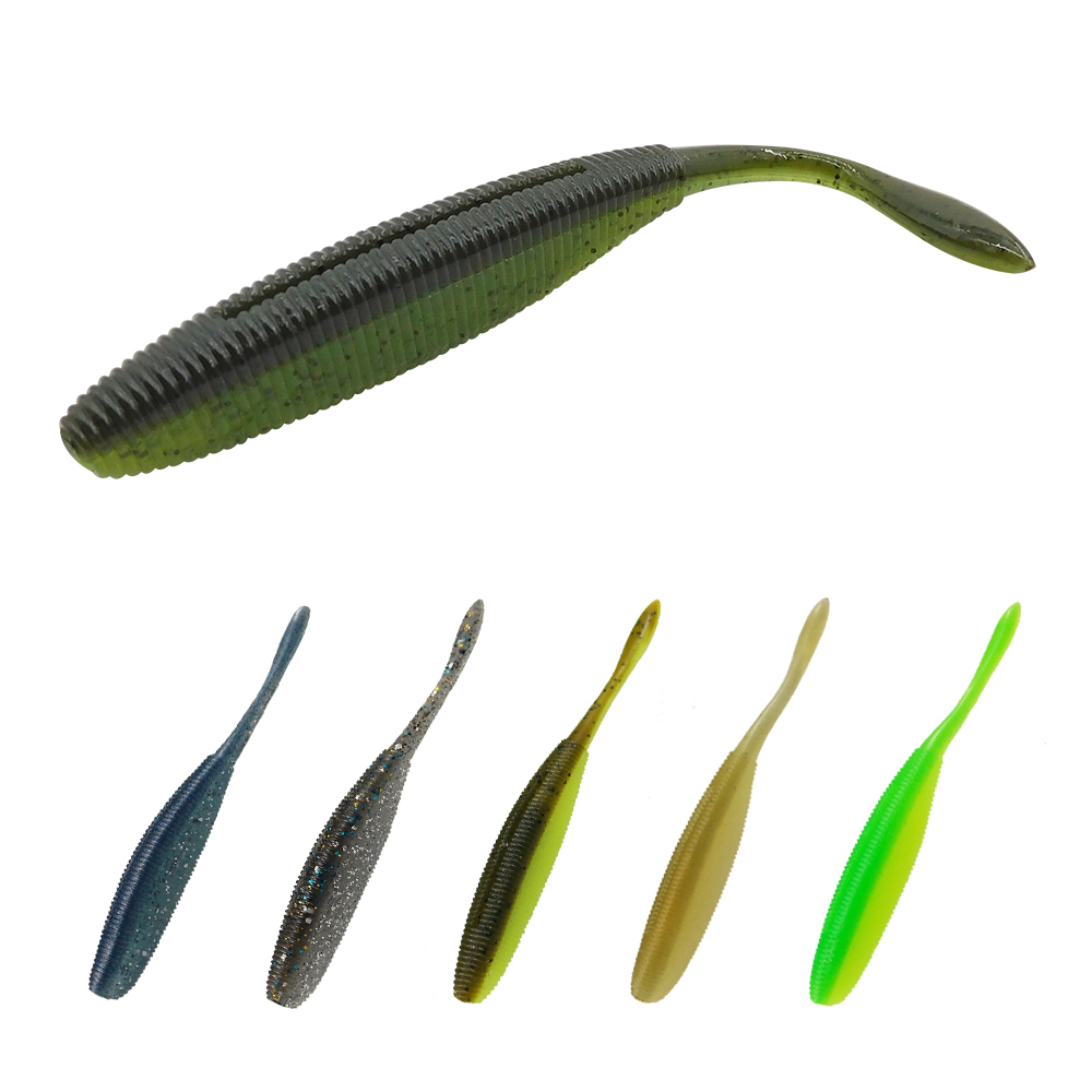 Soft Plastic Lure - ESFISHING Drive Shad 100mm 8pcs Pesca