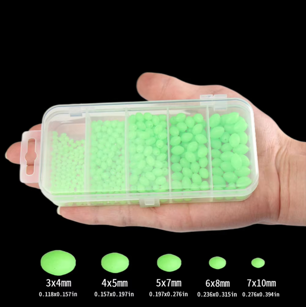 Soft Plastic Lure - 375 Buah/Set Umpan Pancing Laut Bercahaya