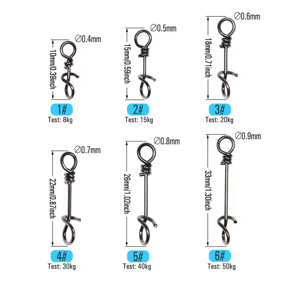 50 Buah Klip Pegas Pancing Baj - Fishing Equipment Cheap ulasan dan harga