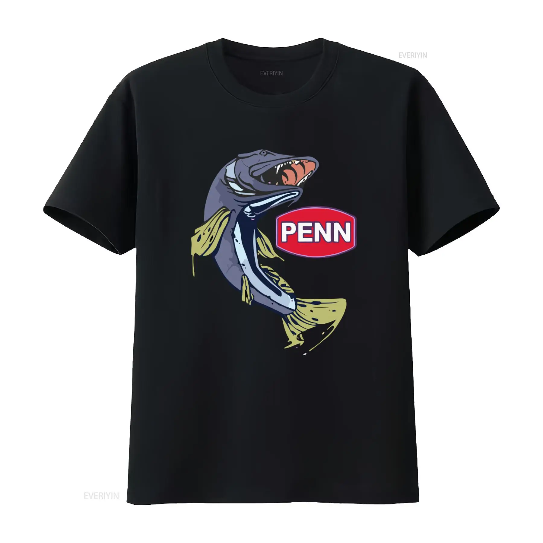 Kaos Hitam Pria Logo Perusahaa - Fishing Equipment In China ulasan dan harga