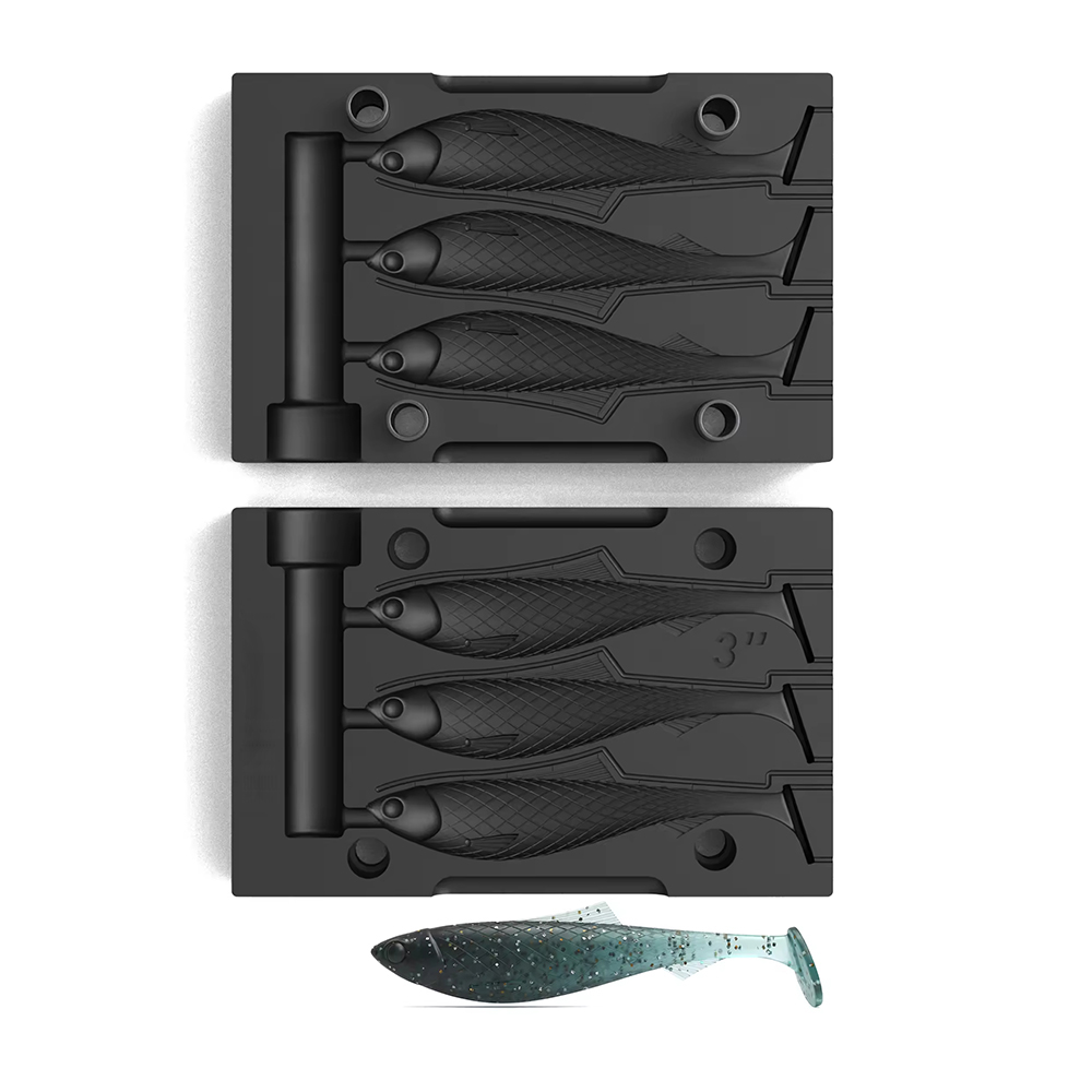Cetakan Umpan Ikan Lunak Custo - Soft Plastic Lure ulasan dan harga