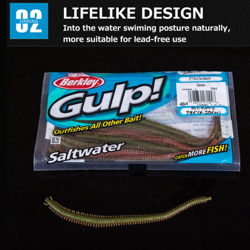 Umpan Cacing Berkley Brand Gul - Fishing Equipment Brands ulasan dan harga
